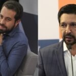 Guilherme Boulos, pré-candidato à Prefeitura de São Paulo, e Ricardo Nunes, atual prefeito da capital paulista